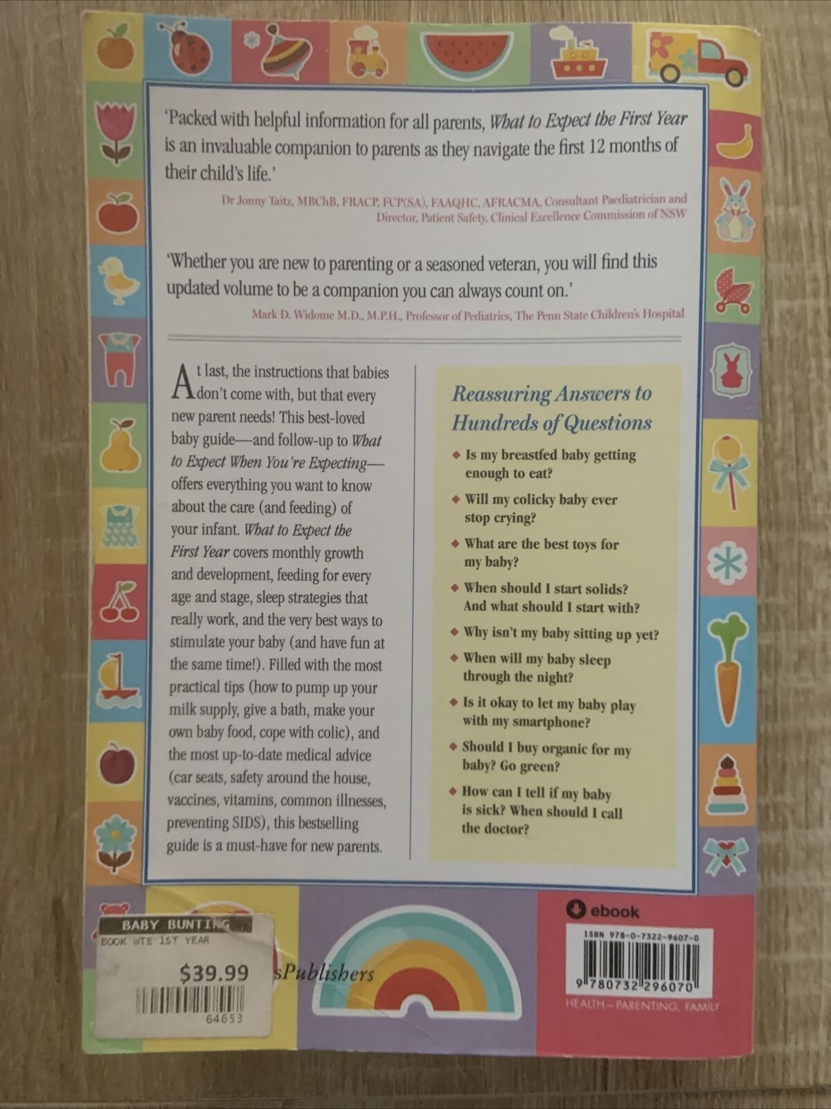 PB Book What to Expect the First Year Heidi Murkoff English LG 2015 3rd Edition