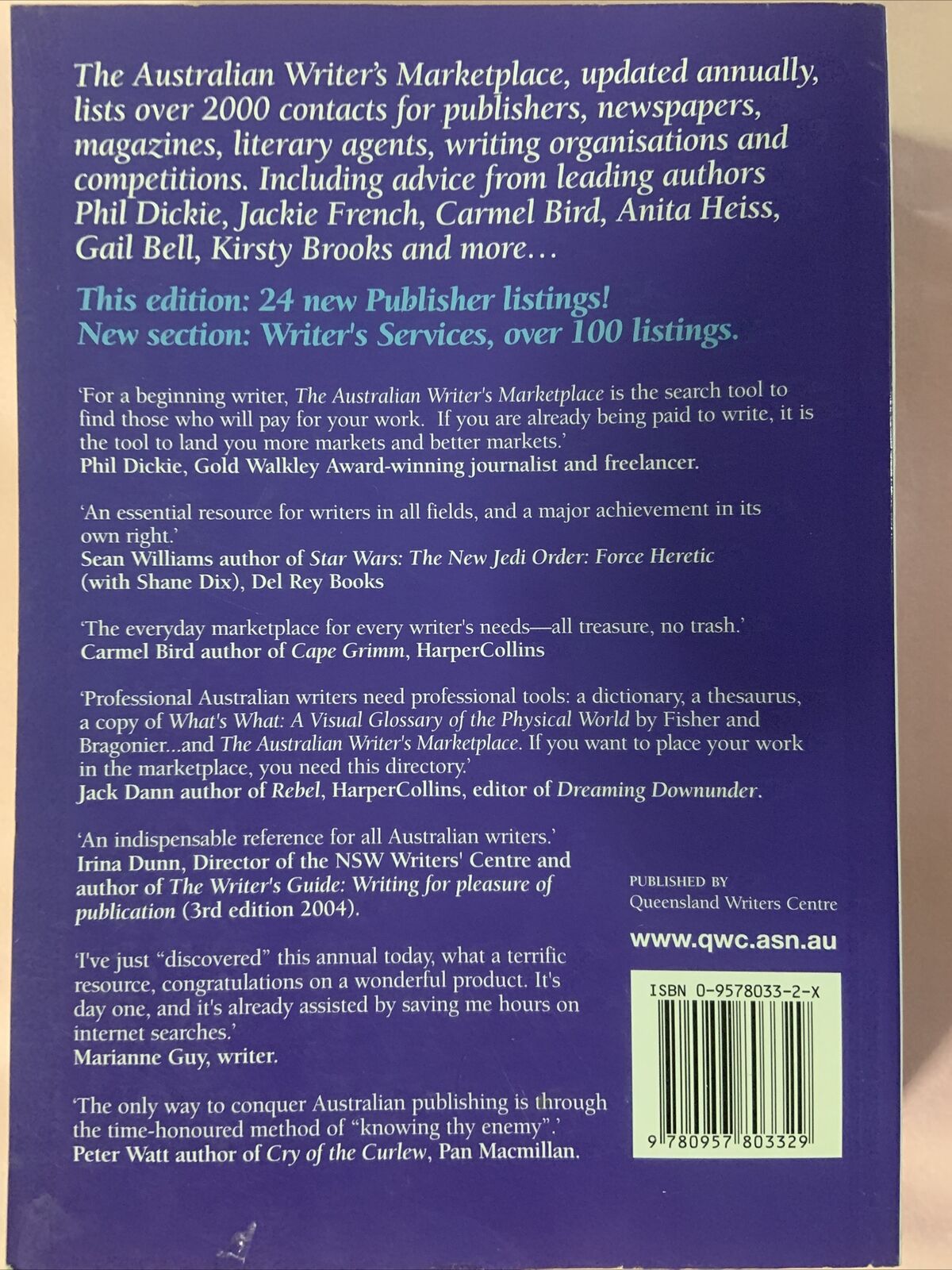 PB The Australian Writers Marketplace 2005 Trusted Guide To Getting Published