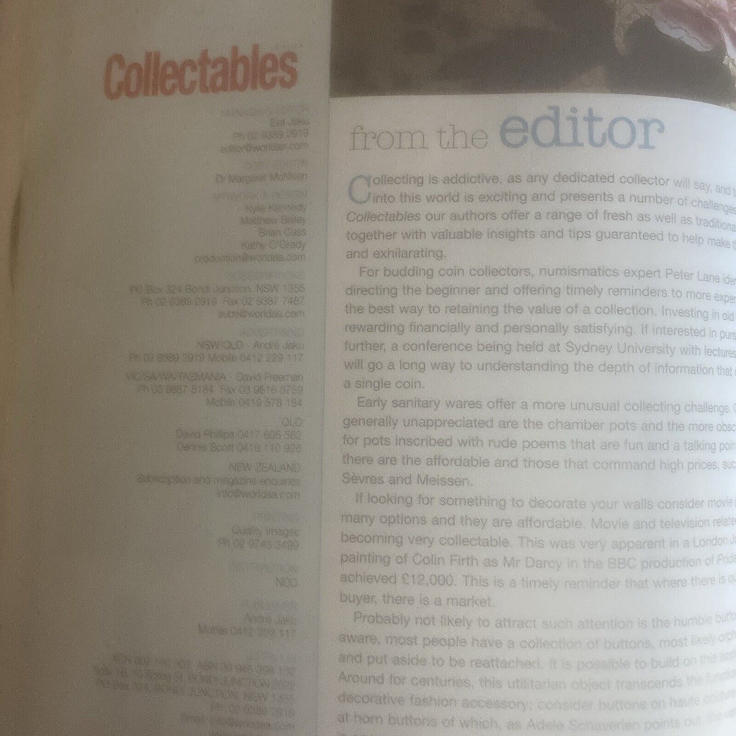 Trader COLLECTABLES Mag 88th Edition Australasia Antiques & Collectables 2009