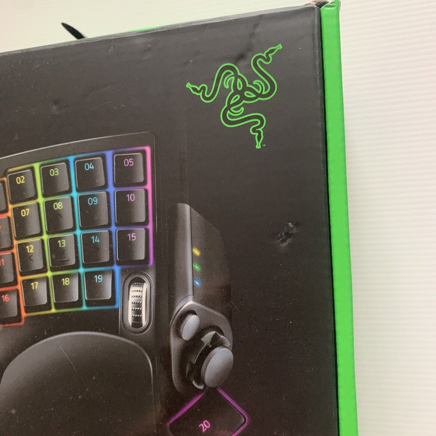 EMPTY BOX Razer Tartarus Pro Gaming Keypad Replacement Packaging NO KEYPAD