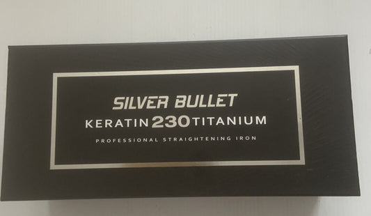 EMPTY BOX Silver Bullet Keratin 230 Titanium Straightener LIFT OFF LID New