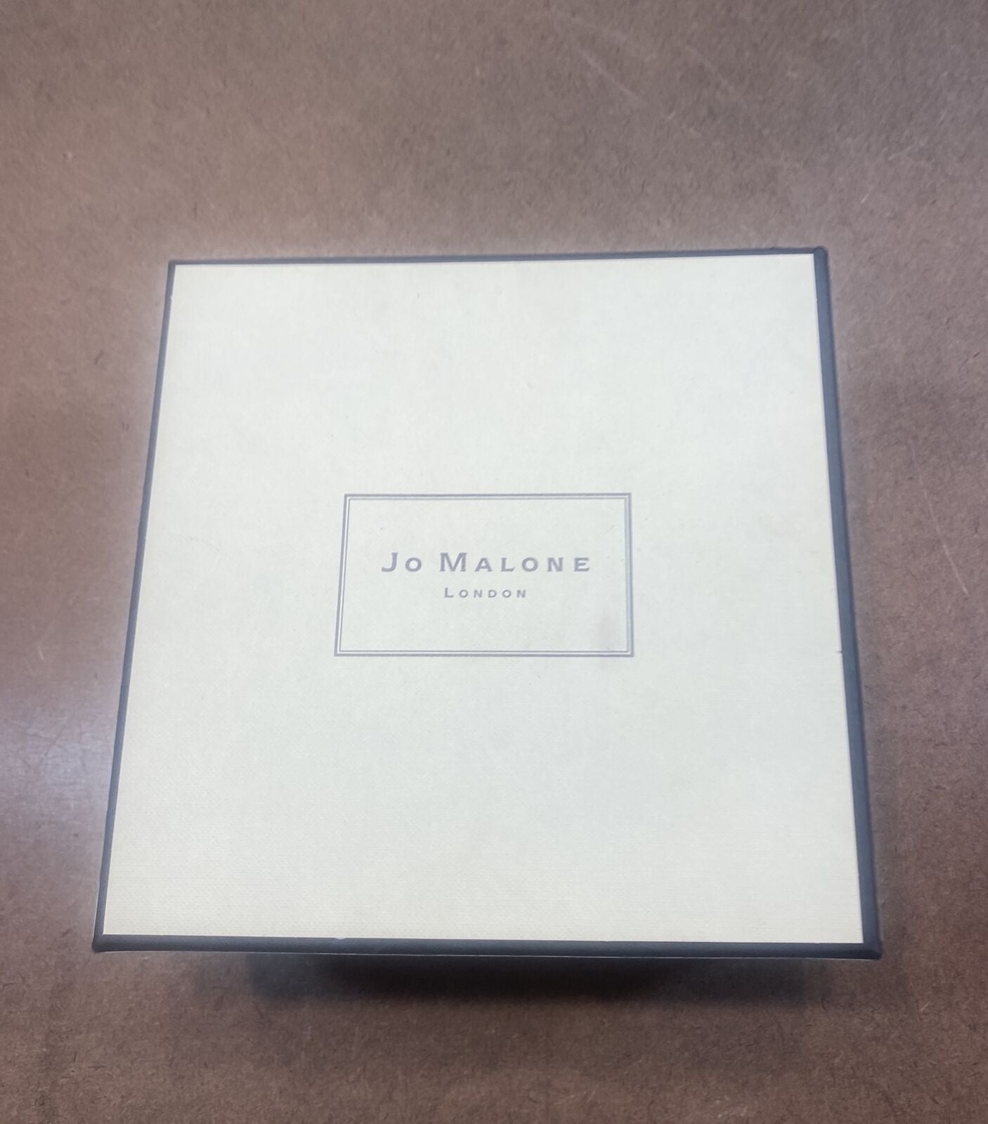 EMPTY GIFT BOX Jo Malone Logo Black Tissue and Clip 16cm 8cm
