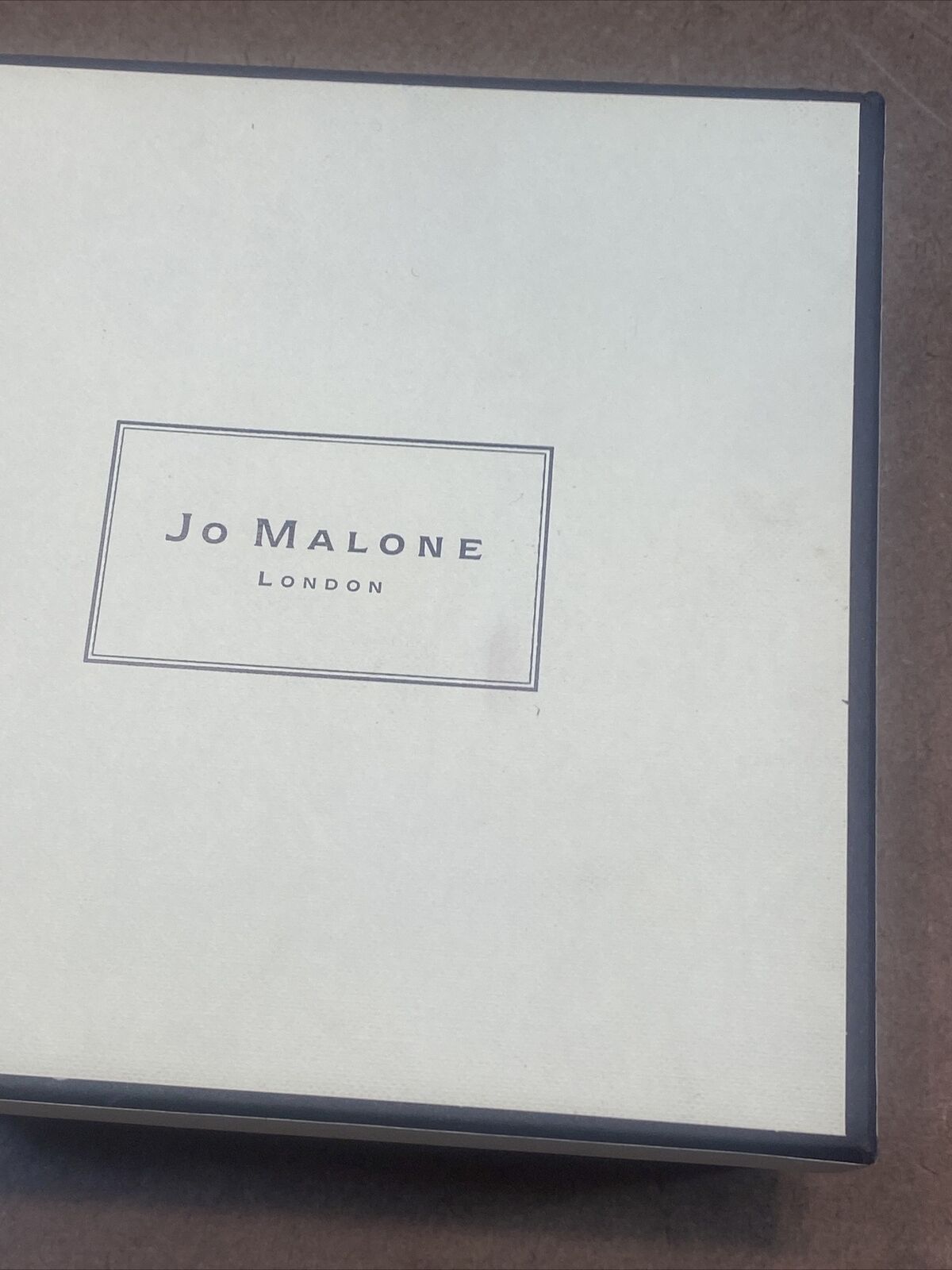 EMPTY GIFT BOX Jo Malone Logo Black Tissue and Clip 16cm 8cm