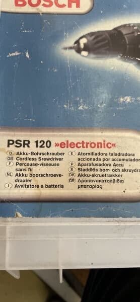 EMPTY CARRY CASE BOSCH PSR120 Cordless Screw Driver Power Tool Box Replacement