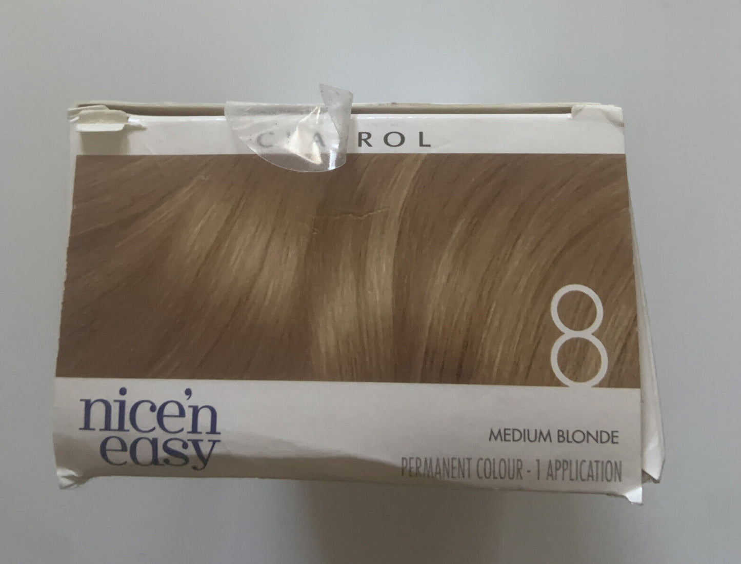 CLAIROL Nice 'N Easy 8 Natural Medium Blonde Permanent Colour Hair Dye Kit New