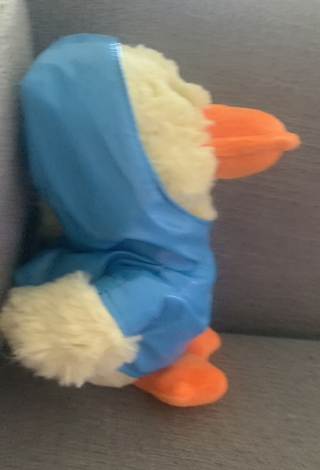 Plush Toy MAID OF THE MIST Duck Purrfection by MJC Niagara Falls w/Raincoat 1992