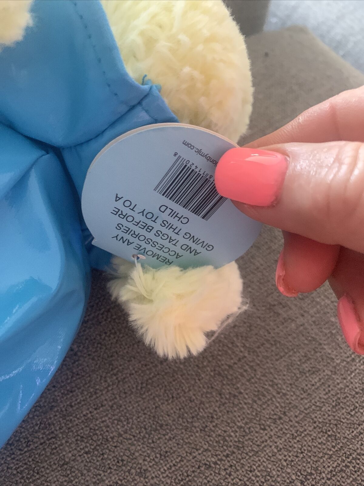 Plush Toy MAID OF THE MIST Duck Purrfection by MJC Niagara Falls w/Raincoat 1992