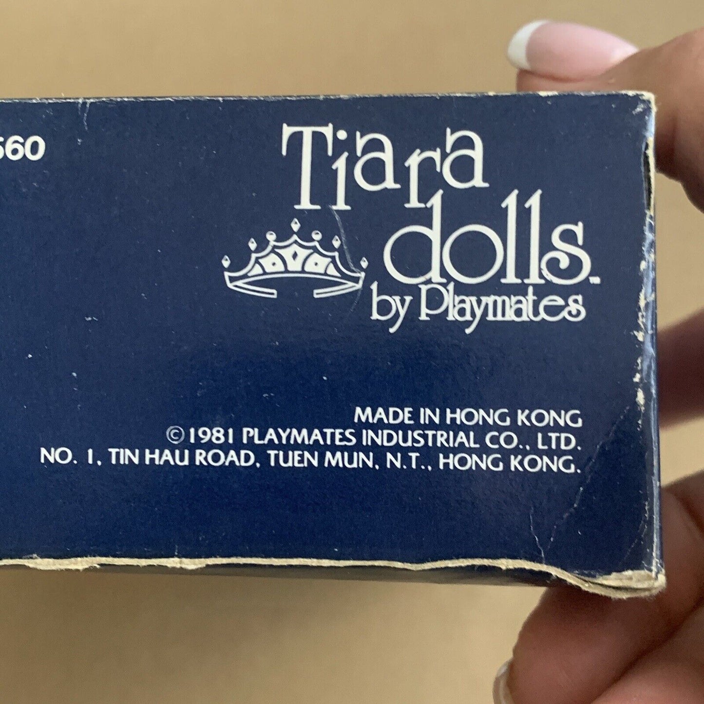 Doll BILLIE Playmates Tiara 6 1/2" Posable Blonde Christmas Outfit Vintage 1981