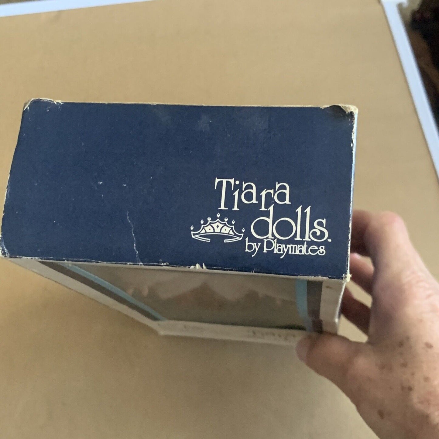 Doll BILLIE Playmates Tiara 6 1/2" Posable Blonde Christmas Outfit Vintage 1981
