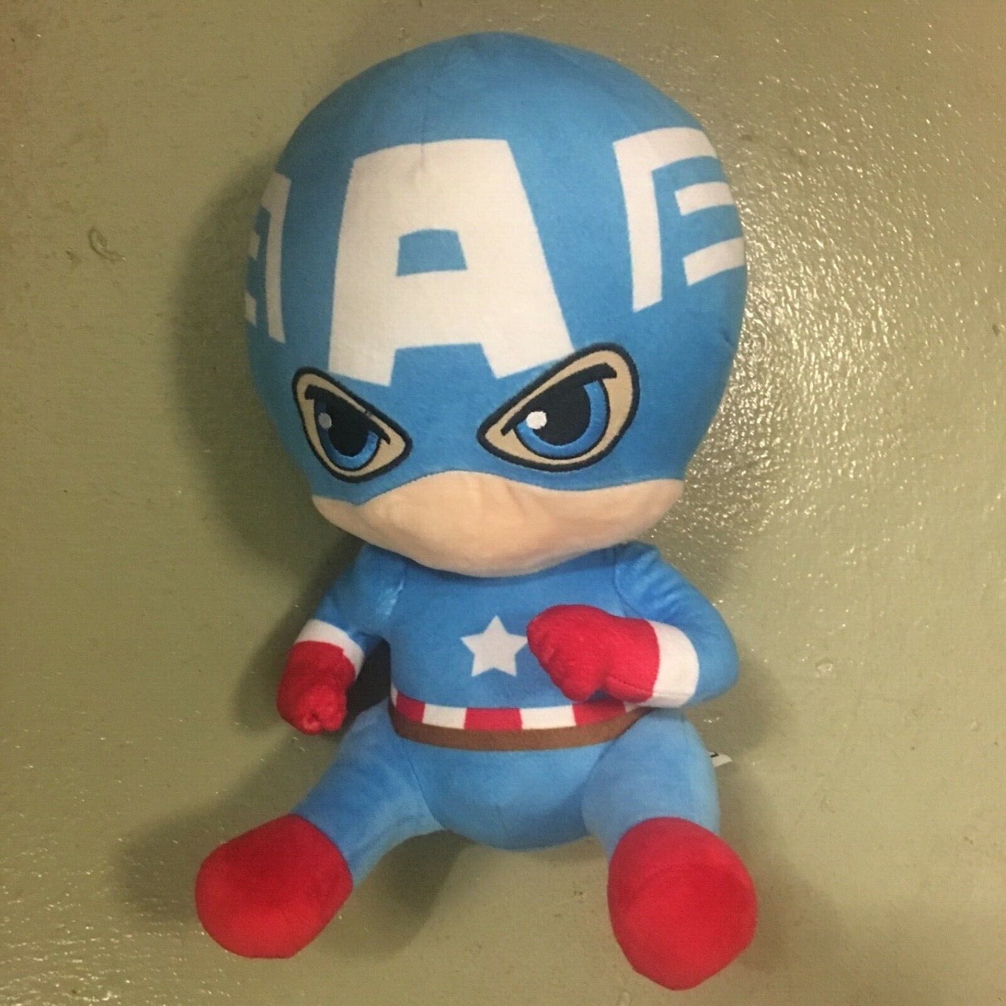 Captain America Plush Toy MARVEL HEROES Soft Firm Doll 35cm Comic Super Hero NEW