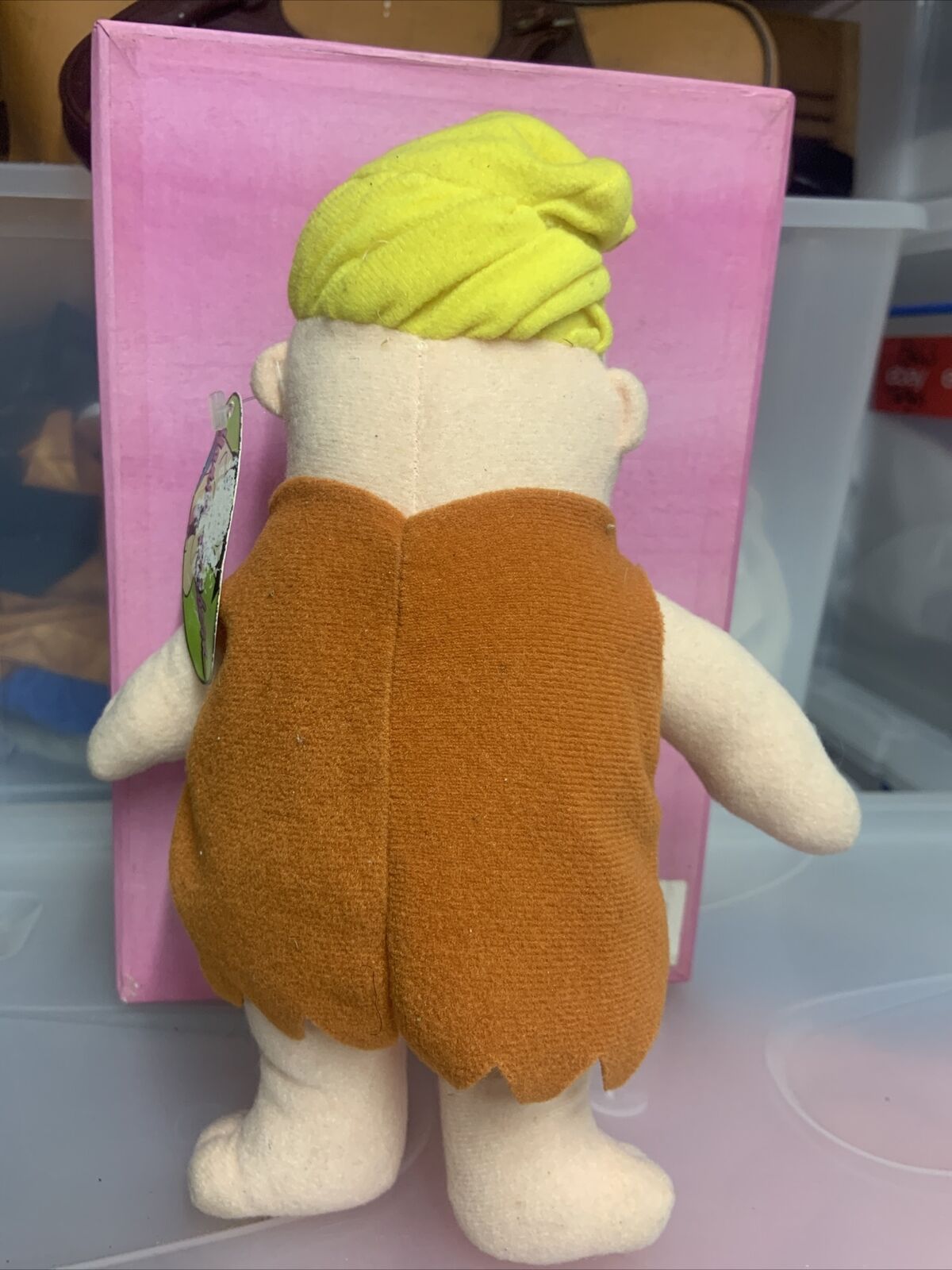 25cm BARNEY RUBBLE Plush Toy 1993 Flintstones  Collectable Hanna Barbera NEW