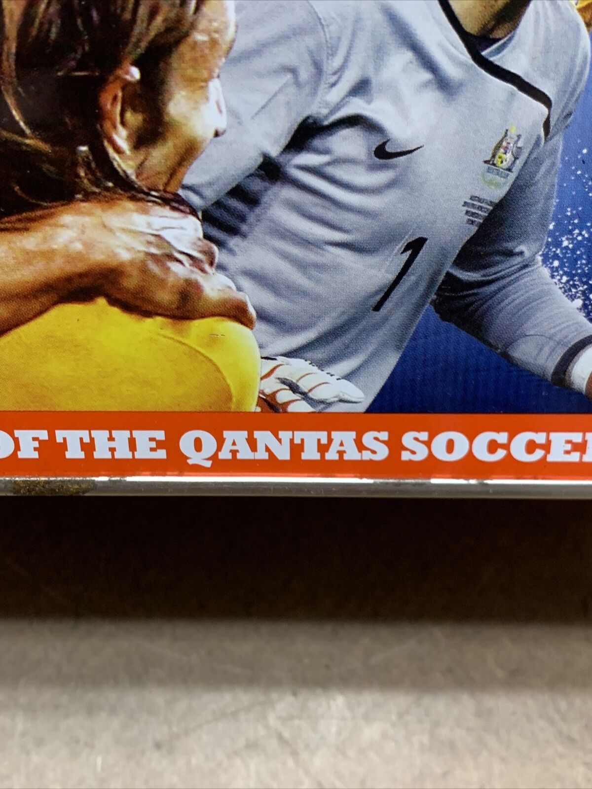 Metal Tin WEET BIX Ltd  Edition Qantas Socceroo  World Cup 2010 Aussie Hinge Lid