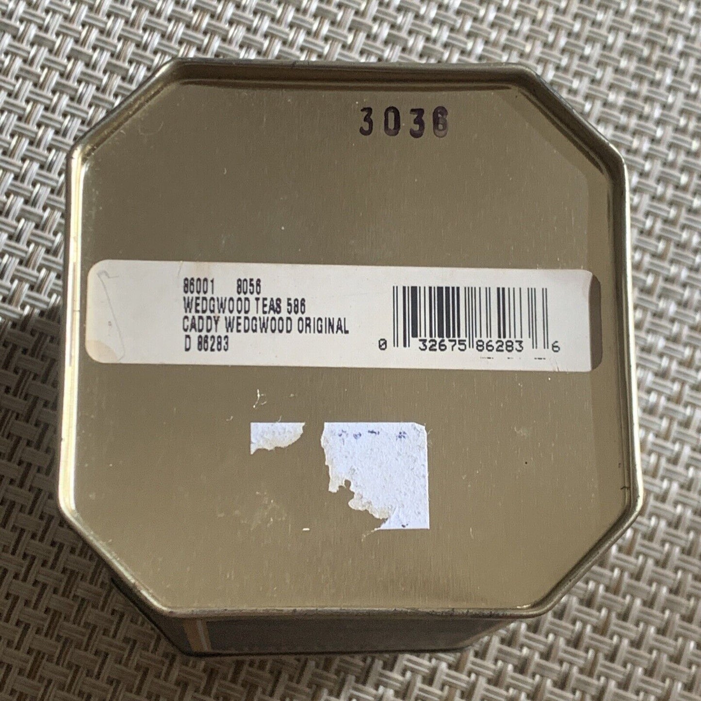 Metal Tin WEDGWOOD Caddy Collectable Original Fine Teas Printed  125g England