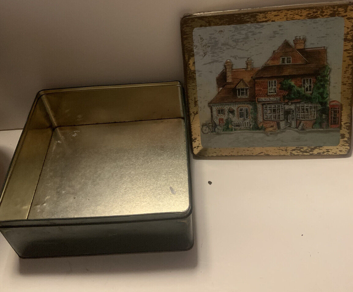 Metal Tin ROYAL COLLECTION EMPTY Biscuit STH AFRICA 2001 pressed lid