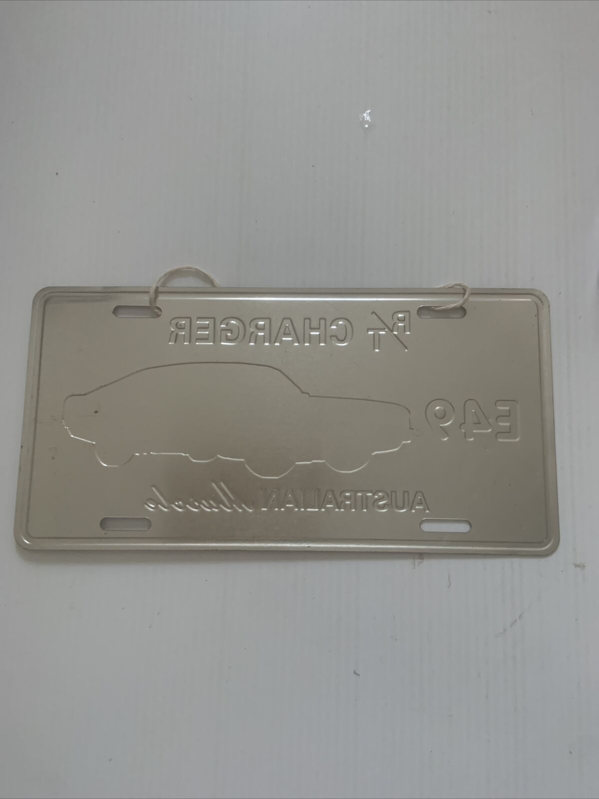 Metal Number Plate Retro Wall Sign Decor Bar Pub CHARGER E49 Australian Muscle