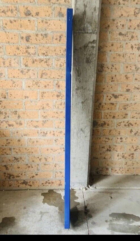 Vintage “Deliveries” Blue ENAMEL SIGN 150x 20cm GALVANISED Ready to Hang 4 Holes