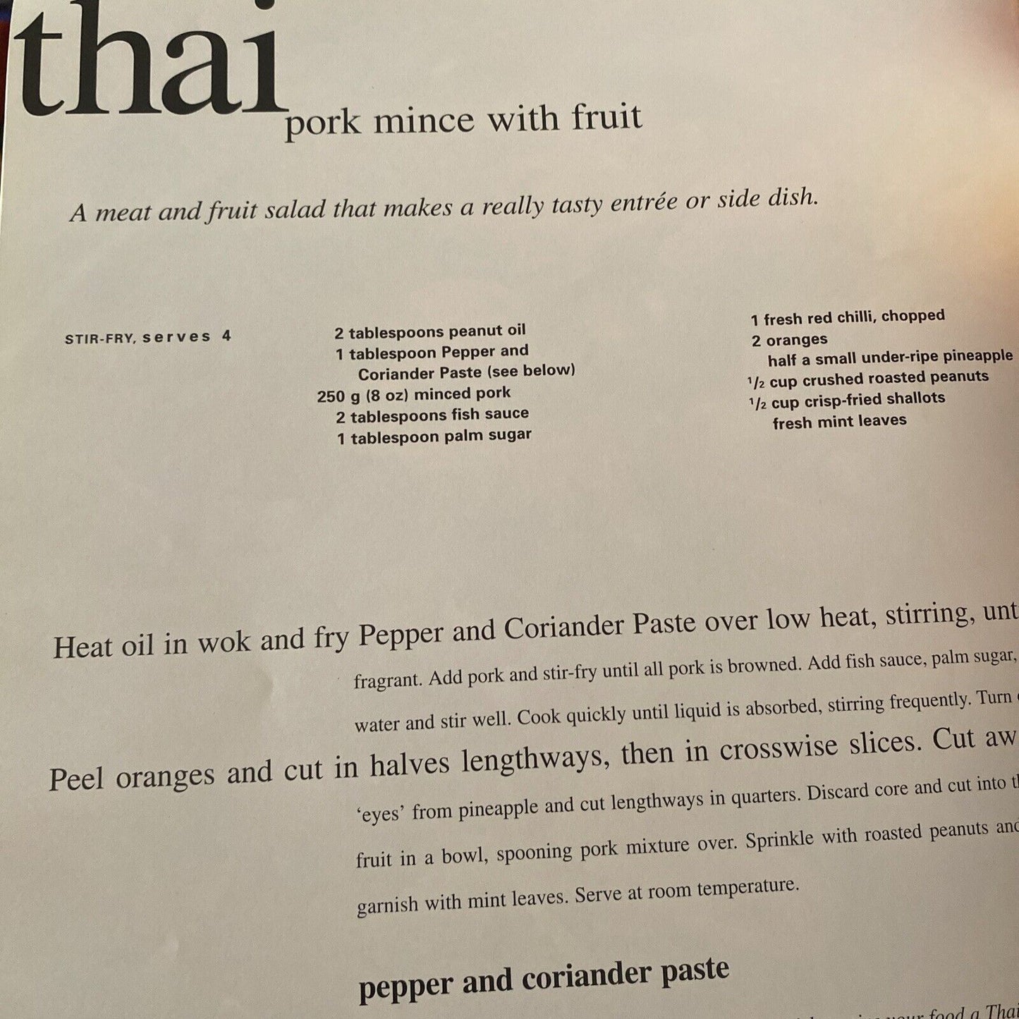 PB The WOK BOOK Charmaine Solomon Huge BOOK Cookbook Recipes 1998