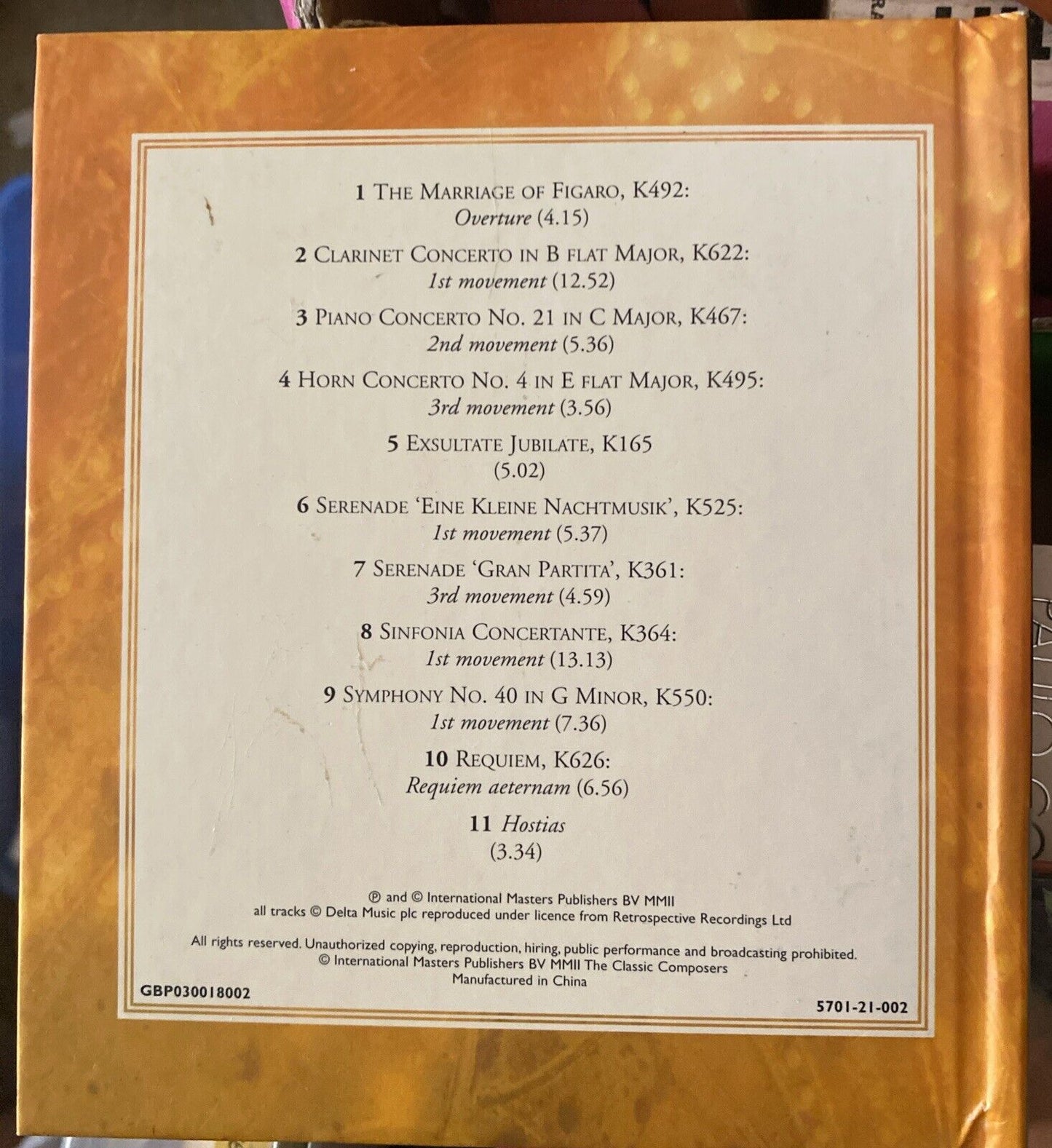 TCHAIKOVSKY Poetry & Passion Classic Composer Cd & Booklet FLIP CASE Set NEW