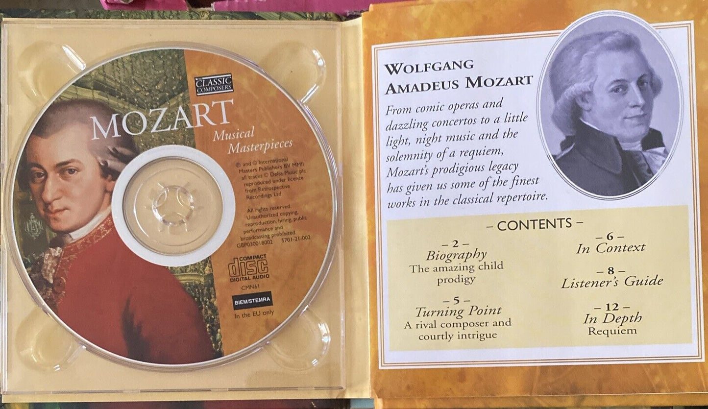 TCHAIKOVSKY Poetry & Passion Classic Composer Cd & Booklet FLIP CASE Set NEW