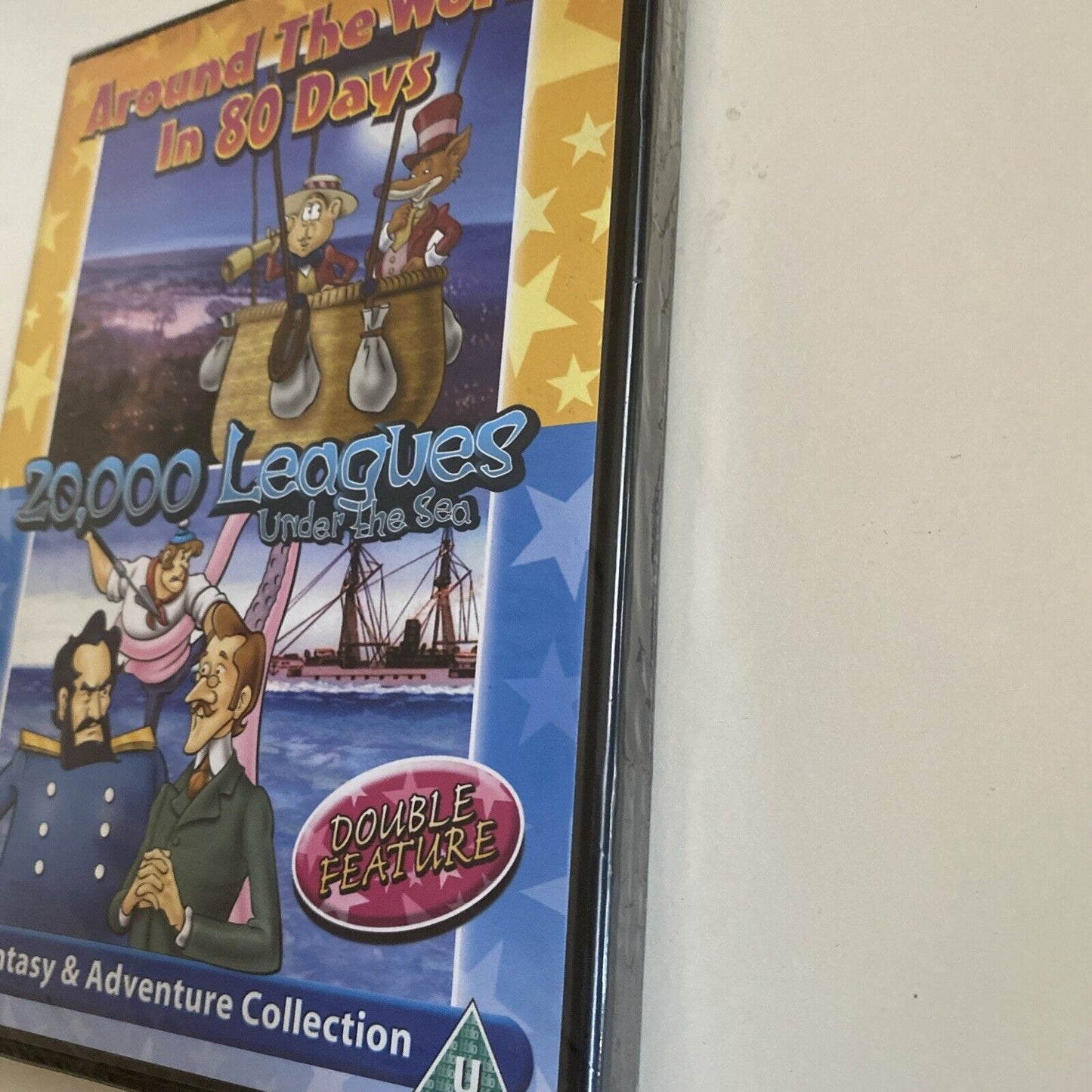 DVD Around the World in 80 Days 20,000 Leagues Under The Sea Double Feature NEW