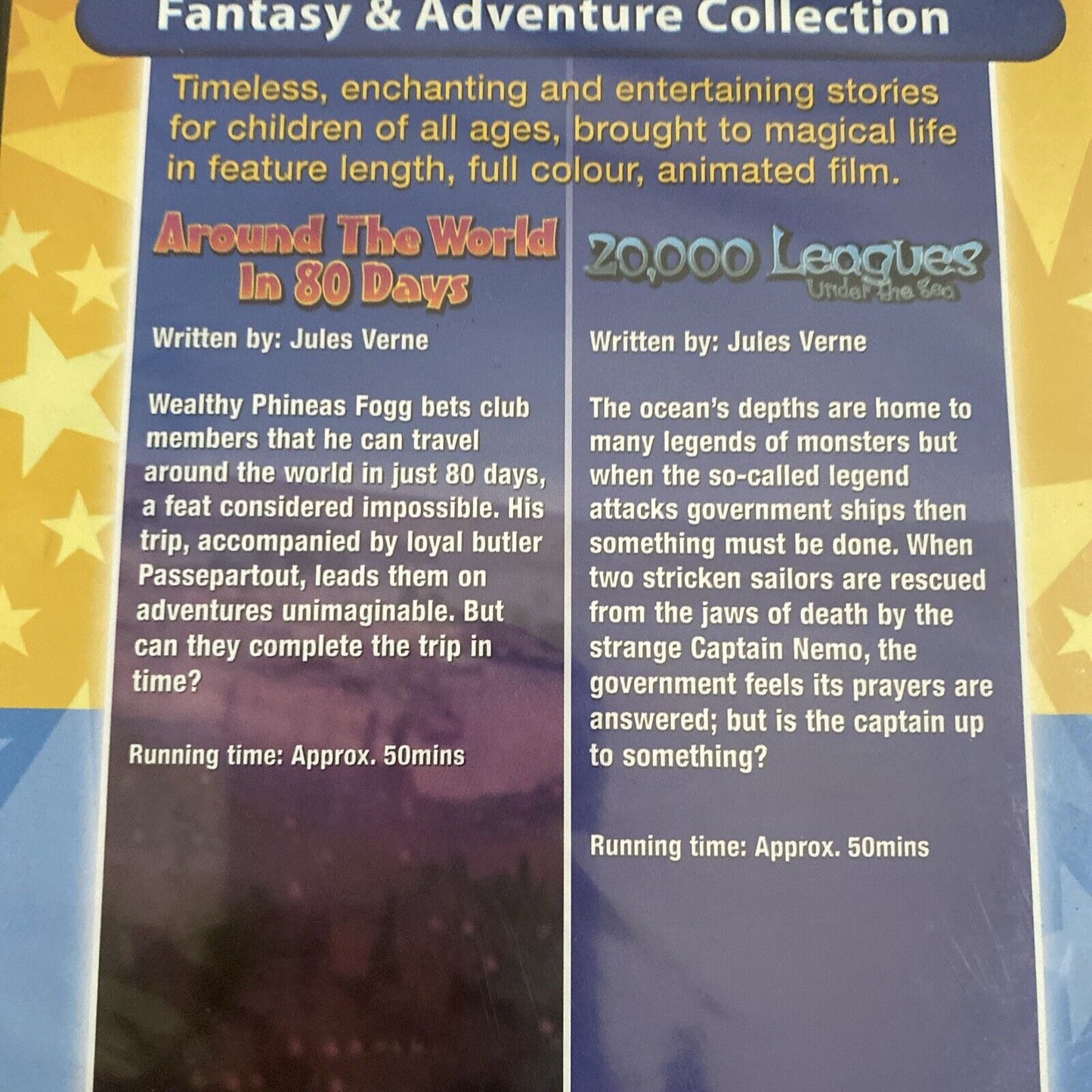DVD Around the World in 80 Days 20,000 Leagues Under The Sea Double Feature NEW