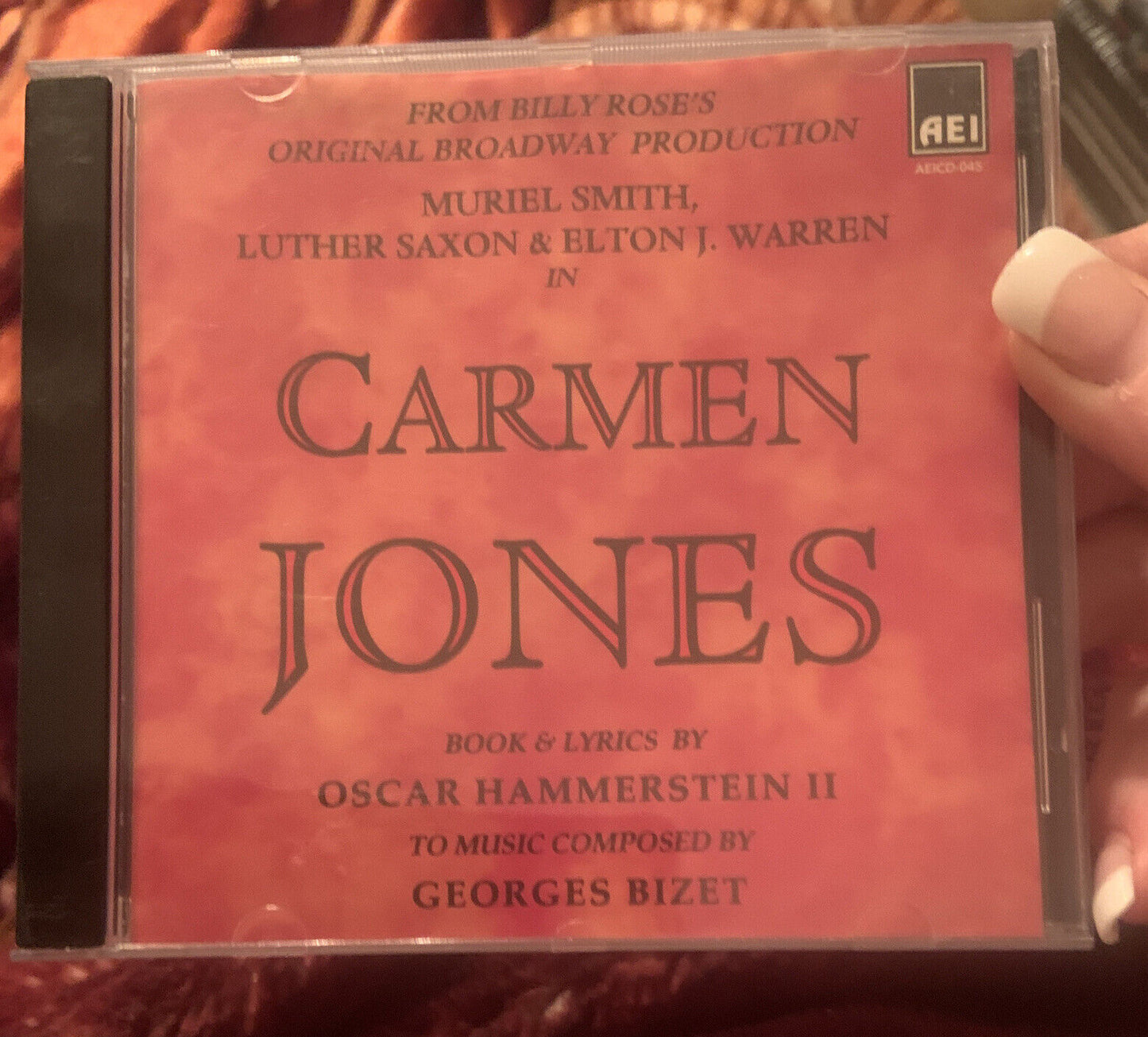 CD CARMEN JONES Musical Various Original Broadway Cast Music Album #G1897768