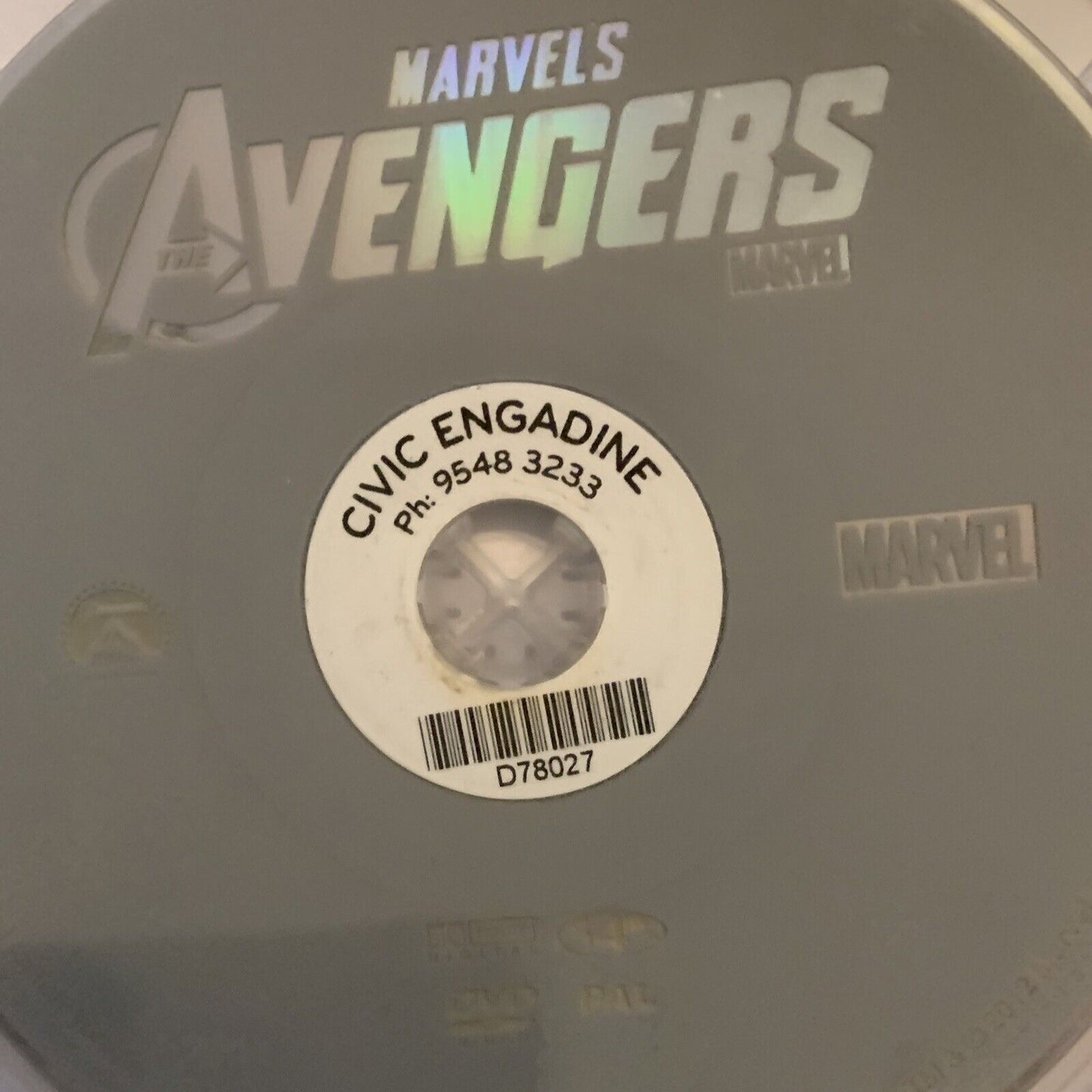 DVD MARVEL'S THE AVENGERS Superhero Action Adventure Robert Downey Jnr Chris Eva