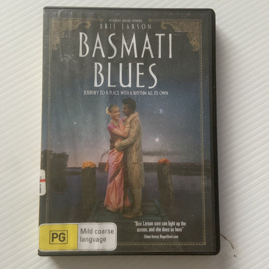 DVD BASMATI BLUES Movie Brie Larson Musical Unused Disc Comedy
