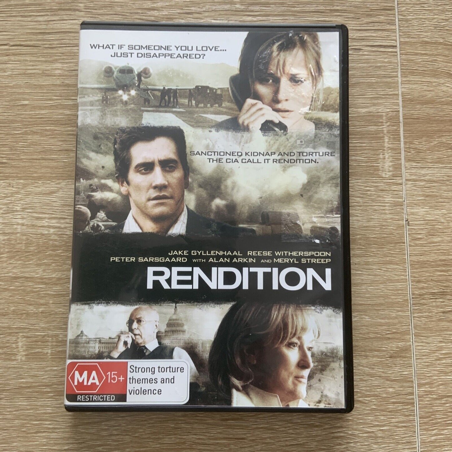 DVD RENDITION Movie starring Jake Gyllenhaal Reese Witherspoon Gripping MA15+
