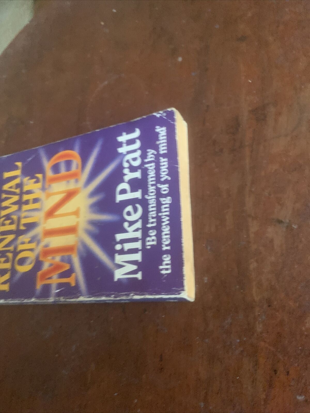 PB THE RENEWAL OF THE MIND Mike Pratt transformation 1988 Foxing Tanned Vintage