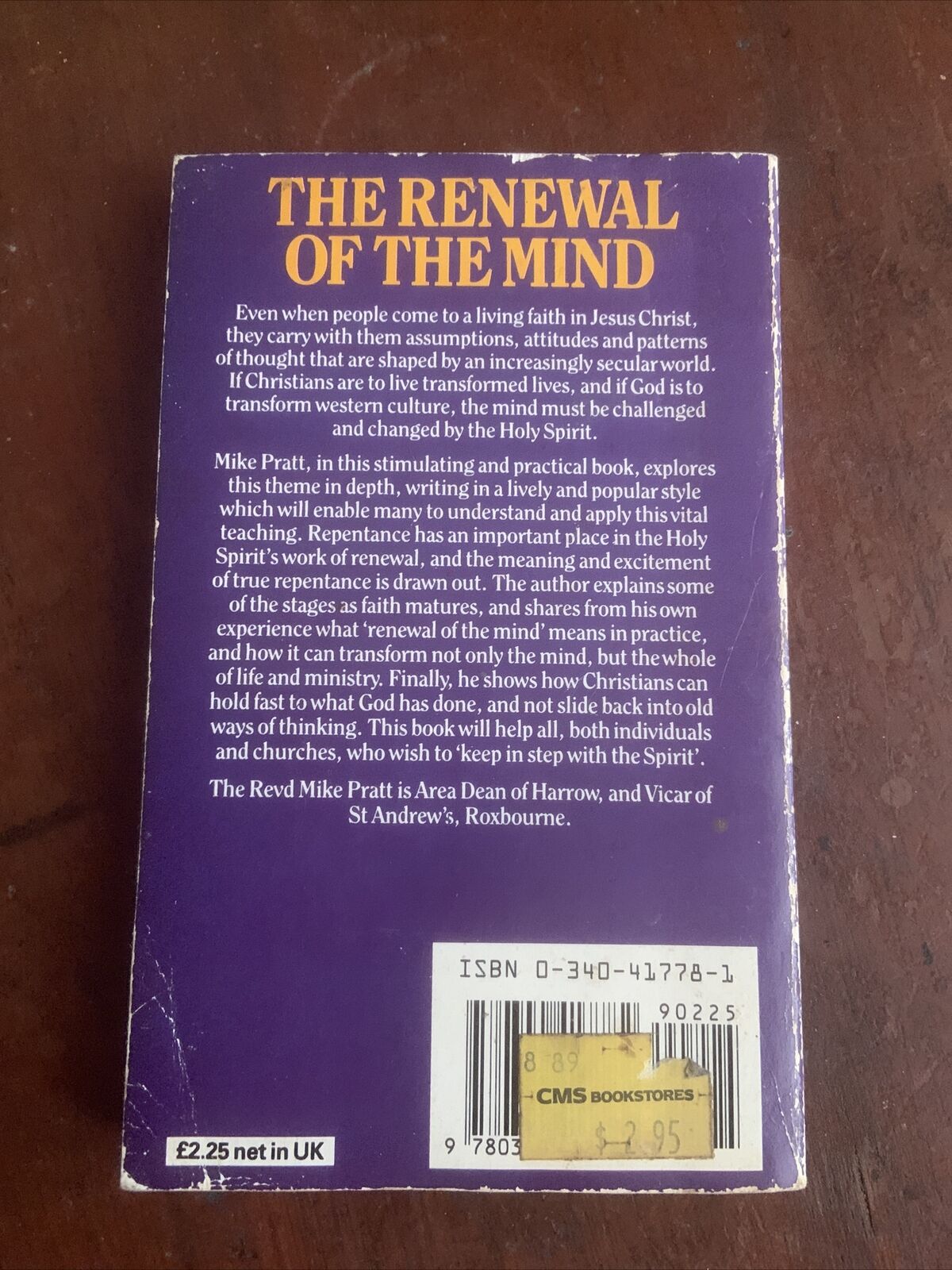 PB THE RENEWAL OF THE MIND Mike Pratt transformation 1988 Foxing Tanned Vintage
