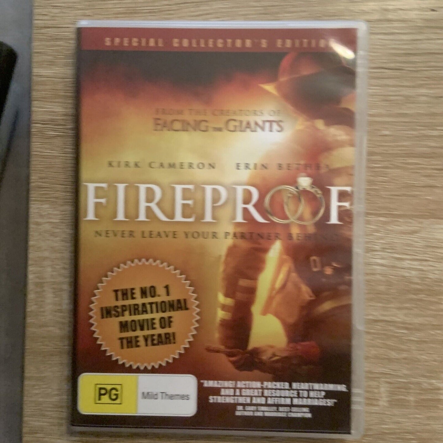 DVD FIREPROOF 2008 Kirk Cameron Erin Bethea Romance Drama Collectors Edition