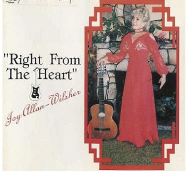 CD RIGHT FROM THE HEART  Joy Allan Wilshire 28 Track Album Singer Songwriter