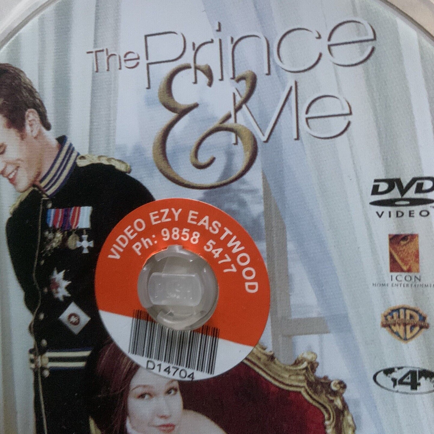 DVD THE PRINCE & ME Fairytale Movie Special Features Ex Rental Romcom Romance