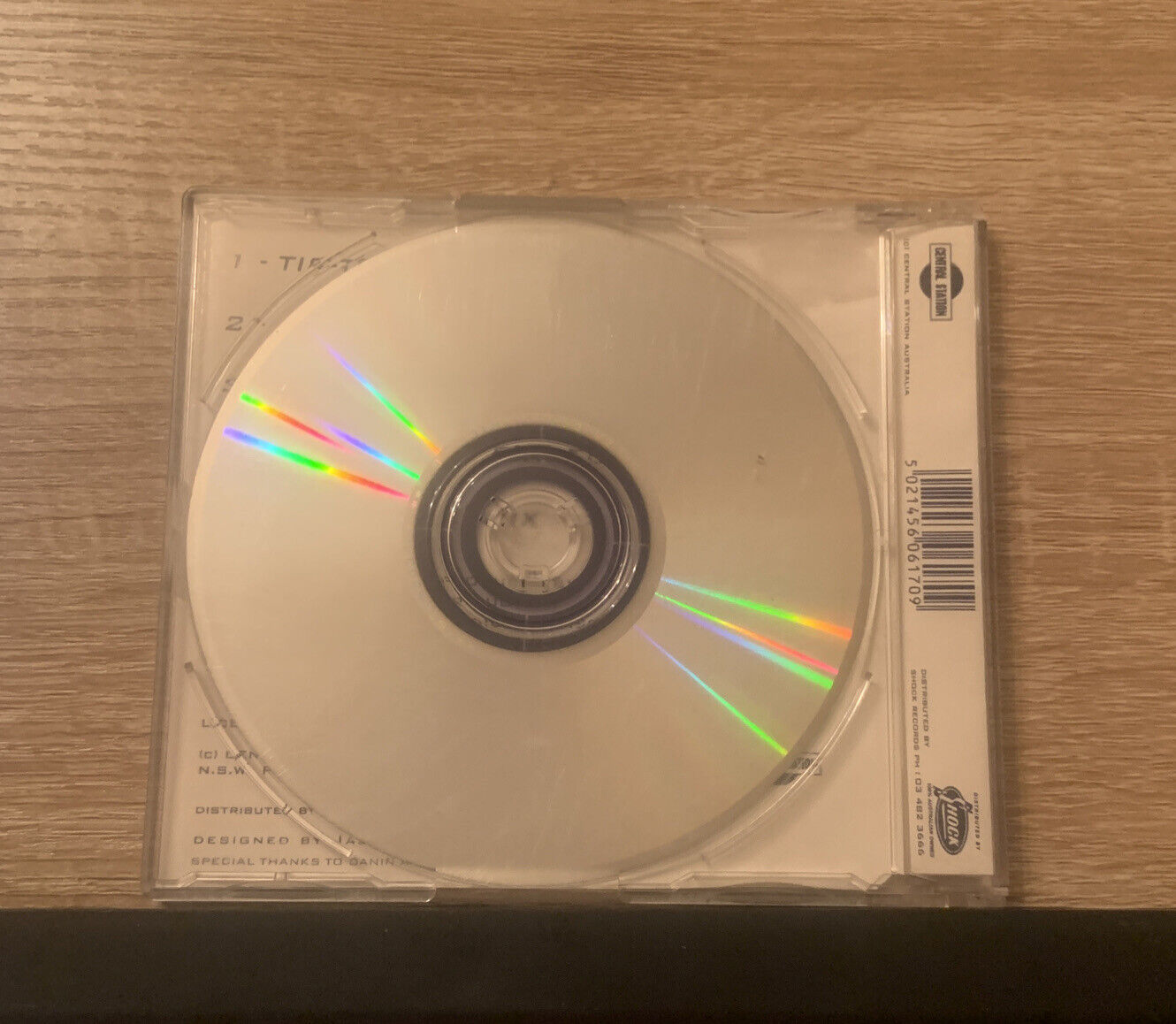 CD Single Ultra-Sonic ‎– Tic-Tok & 1-2-3-4  Central Station Records Club Scene