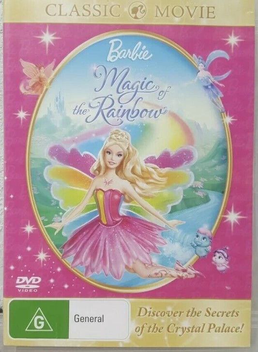 DVD Barbie Magic Of The Rainbow FEATURE LENGTH MOVIE Crystal Palace  R4
