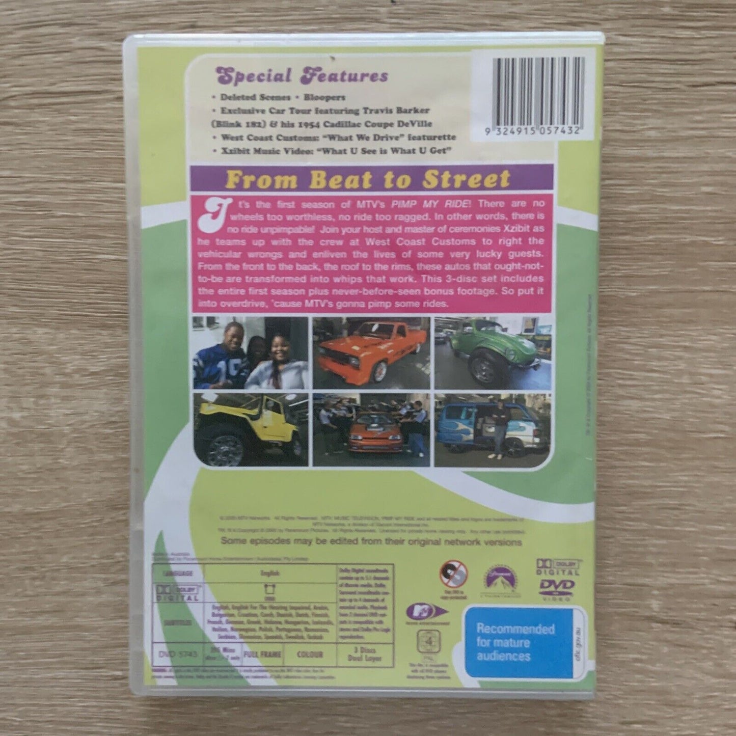 DVD Pimp My Ride Season 1 2004 Xzibit & West Coast Customs (ONLY Disc 2  & 3)