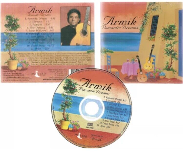 CD ARMIK Romantic Dreams Audio Music Album 2004 11 Tracks Love Romance