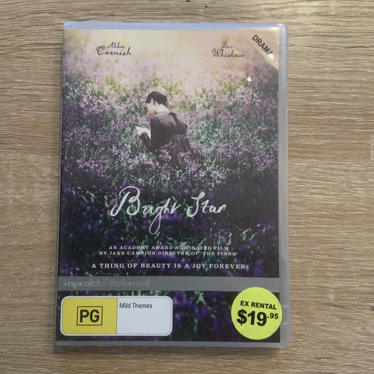 DVD Bright Star 2009  Abbie Cornish Australia Movie EX Rental Like New