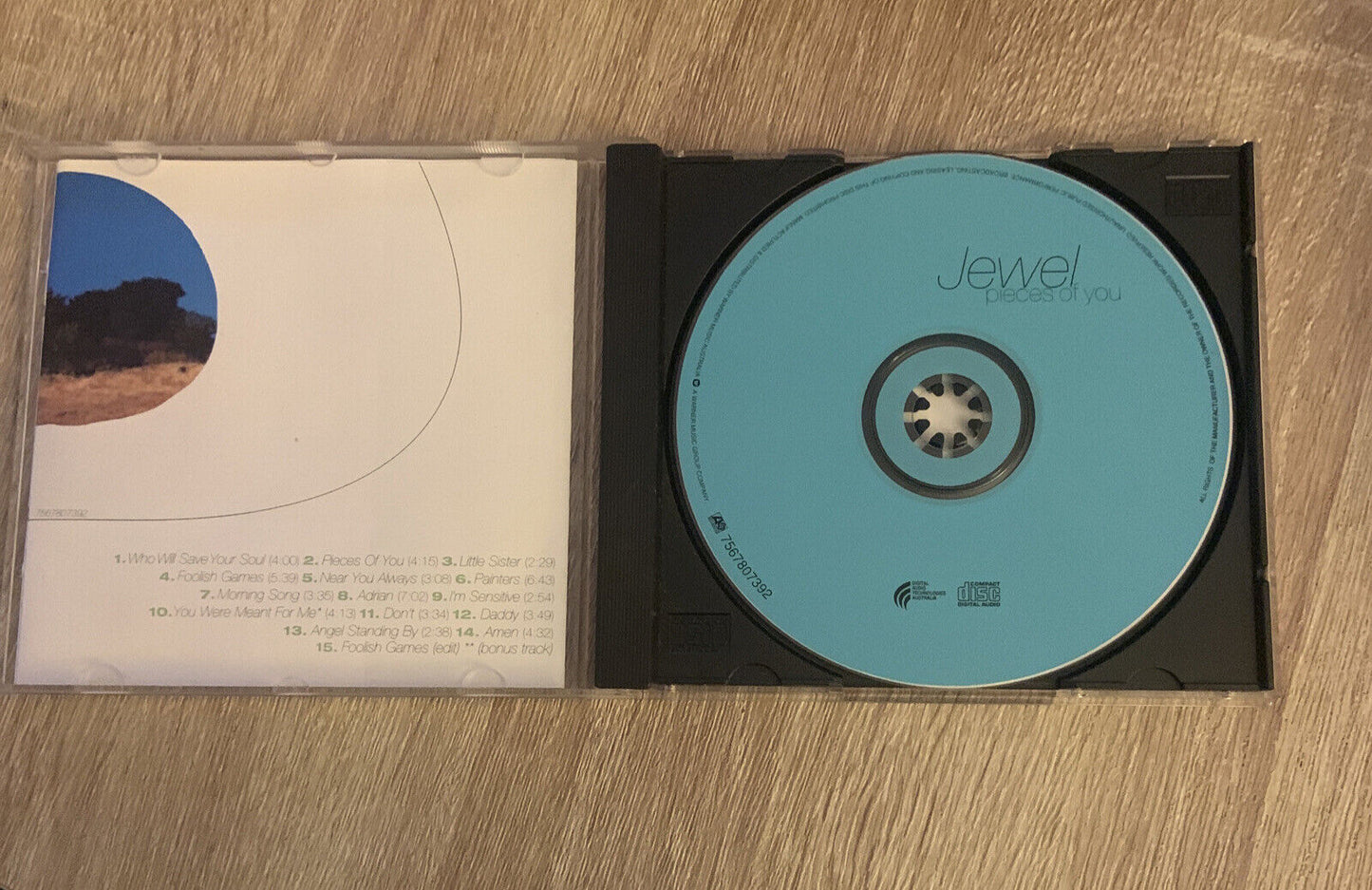 CD JEWEL  PIECES OF YOU Audio Music Album 1994