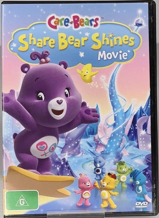 DVD Care Bears - Share Bear Shines Movie - Animated