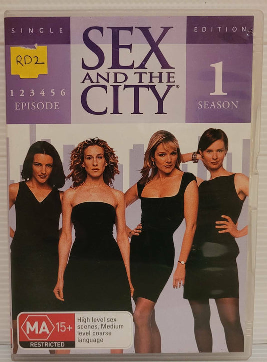 DVD SEX AND THE CITY Season 1 Episode 1 - 6   TV Series Love Relationships