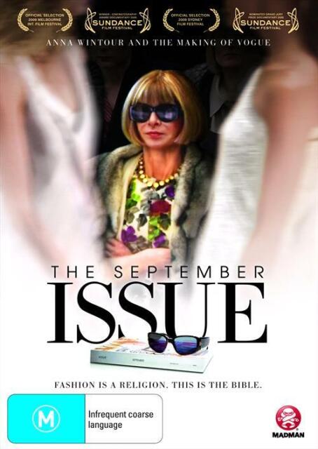 DVD The September Issue Movie Hamish Bowles Anna Wintour editor in chief Vogue