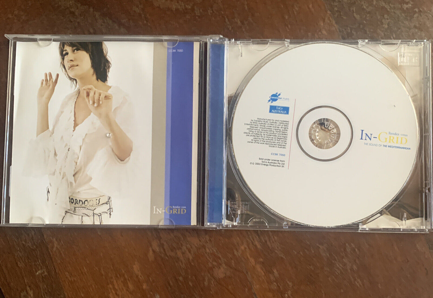 CD In-Grid Rendez-vous The Sound Of The Mediterranean 2003 Music Audio In Grid