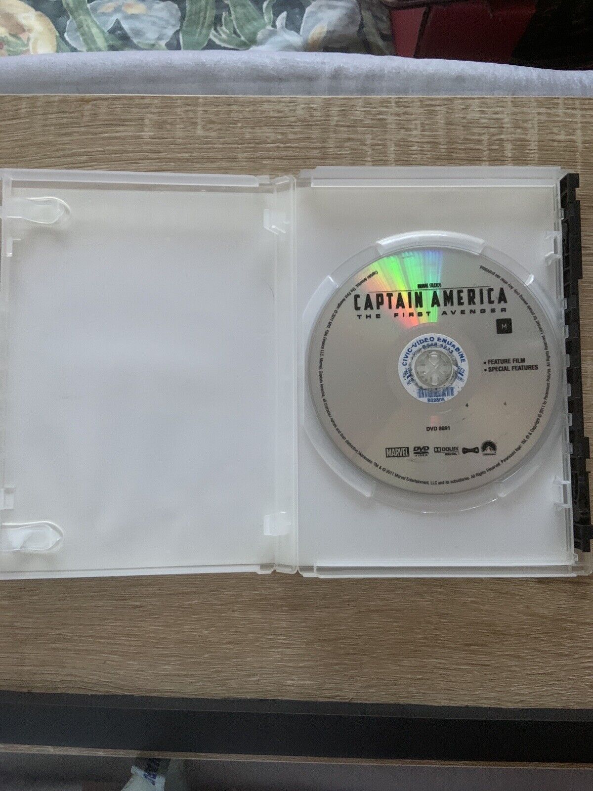 DVD Captain America - The First Avenger 2011 Ex Rental Superhero Action