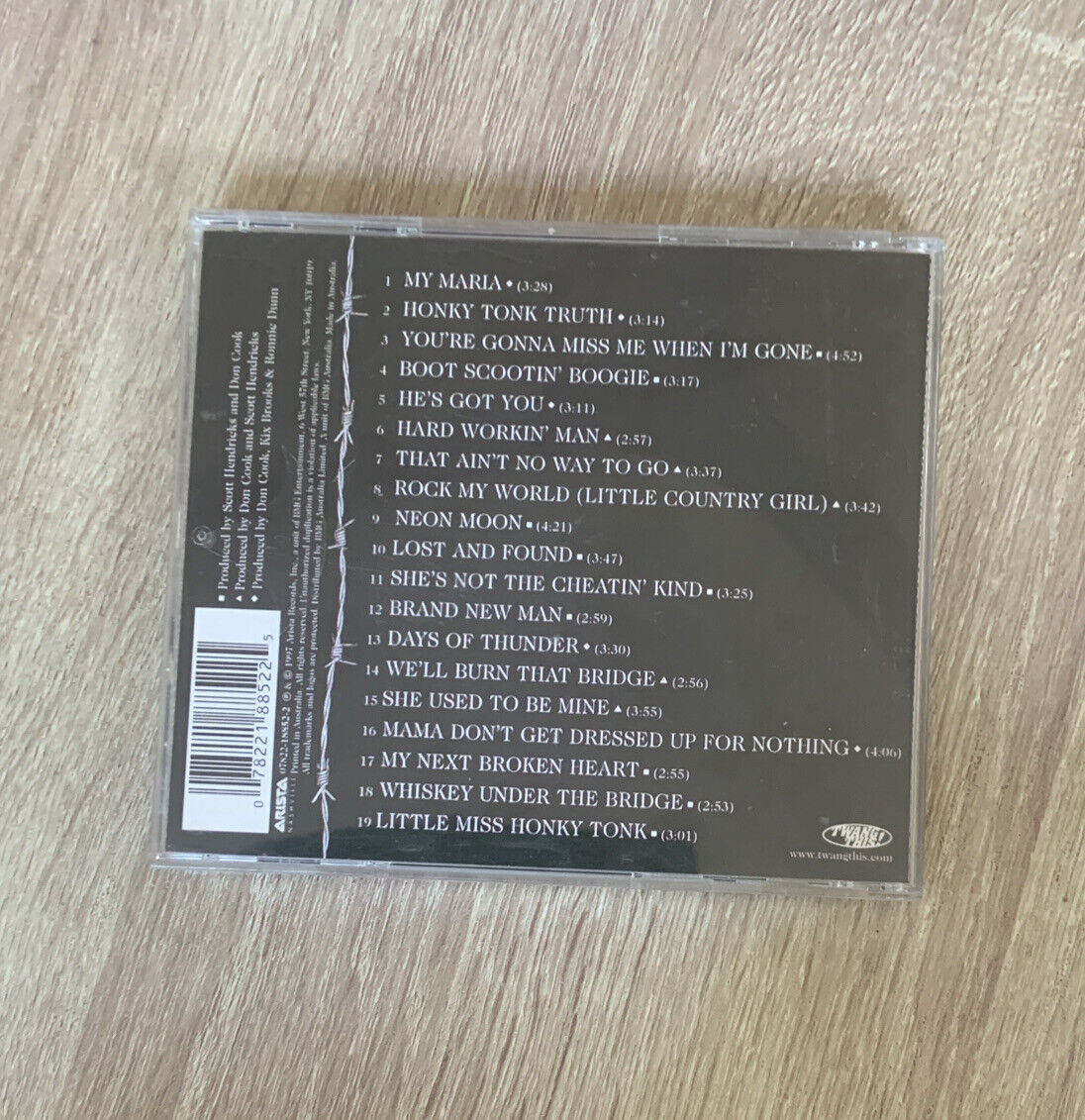 CD Brooks & Dunn The Greatest Hits 1997 Country Music compilation Aust Press