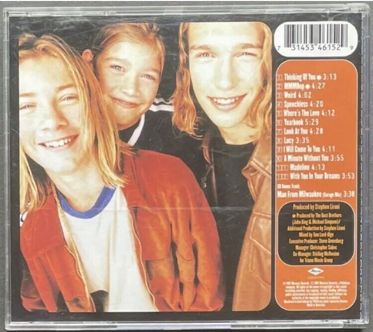 CD Middle of Nowhere by Hanson Music May 1997 Mercury Features Bonus Track