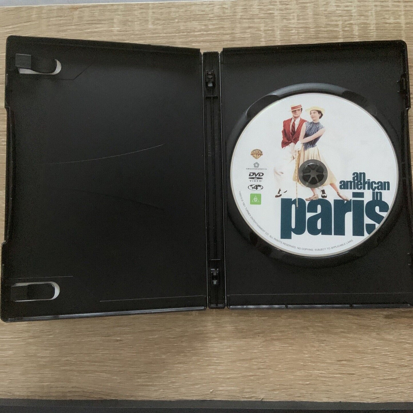 DVD AN AMERICAN IN PARIS Gene Kelly Leslie Caron R4 Classic Romantic Musical