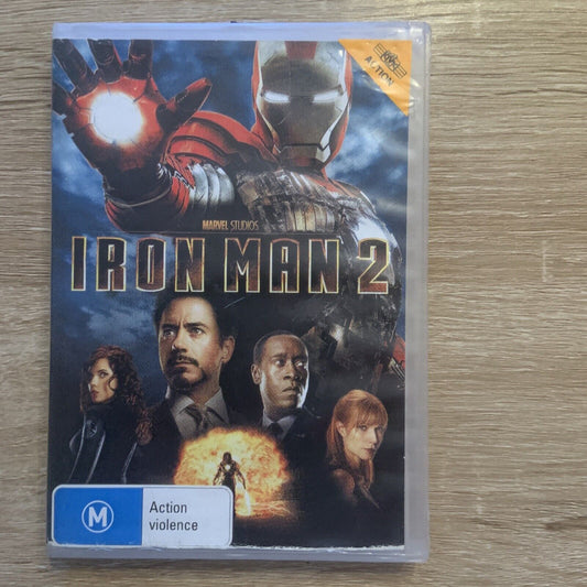 DVD IRON MAN 2 Marvel Studios Movie Samuel L. Jackson Robert Downey Jr Don Chea