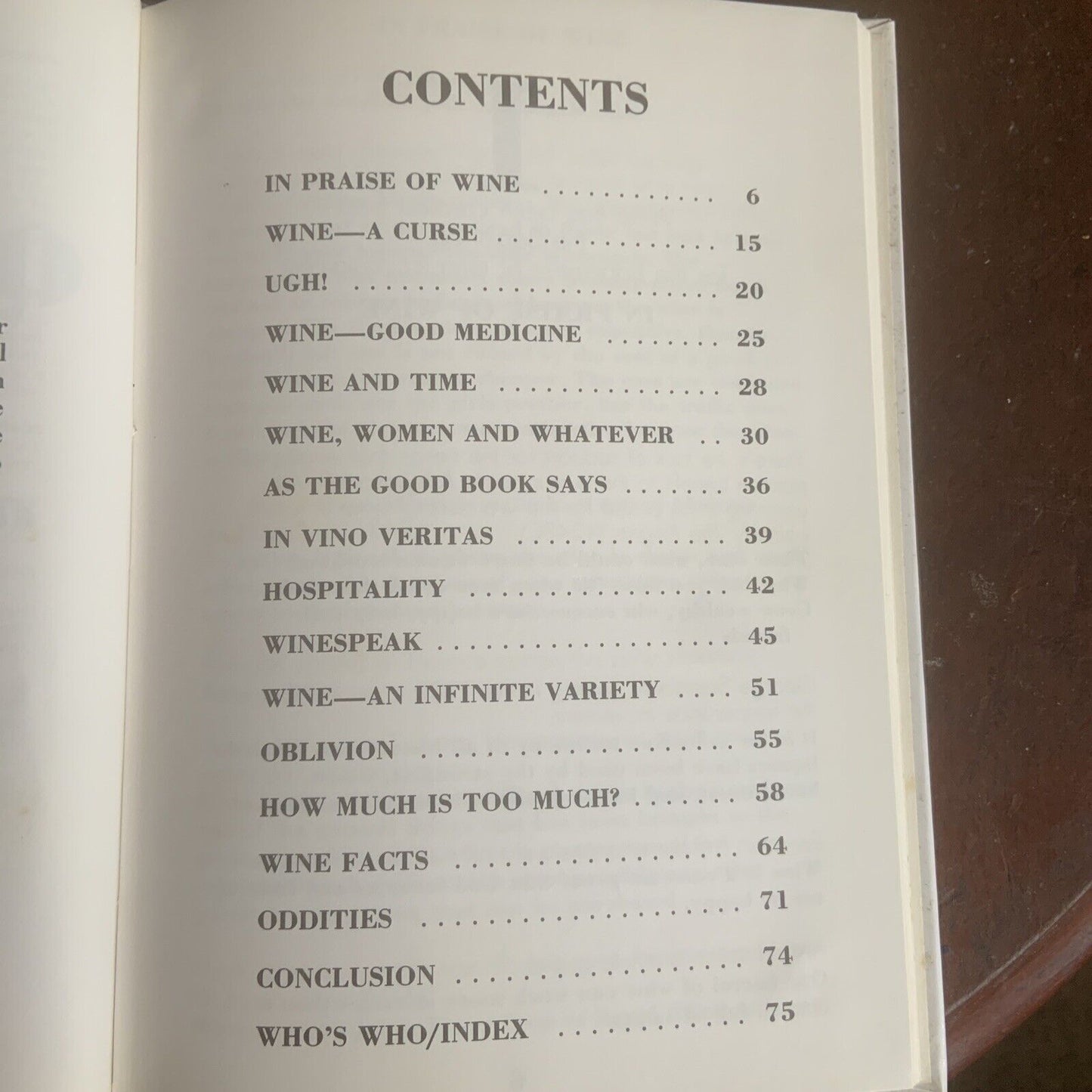 HC Quaffing Quotes and wine facts Small BOOK 1984 Watermark Press Chris Foulkes